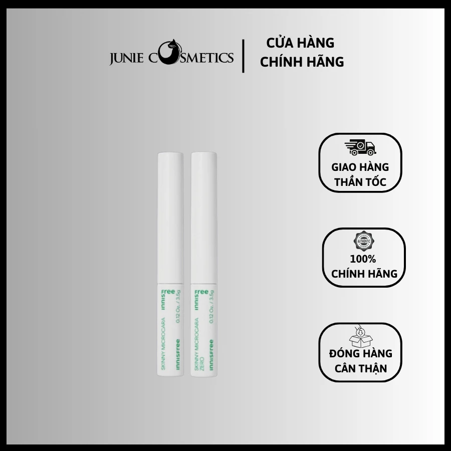 Mascara dưỡng mi Innisfree Skinny Microcara Zero, sản phẩm chính hãng từ thương hiệu Innisfree, đóng gói cẩn thận và giao hàng tận nơi.