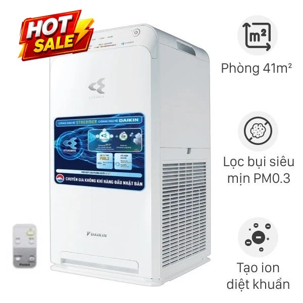 Đánh giá Máy lọc không khí Daikin MC70MVM6W Daikin