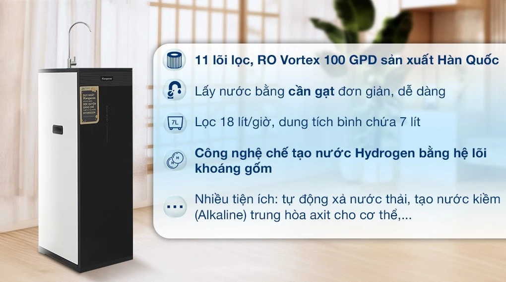 Đánh giá Máy lọc nước Kangaroo KG109UV Kangaroo