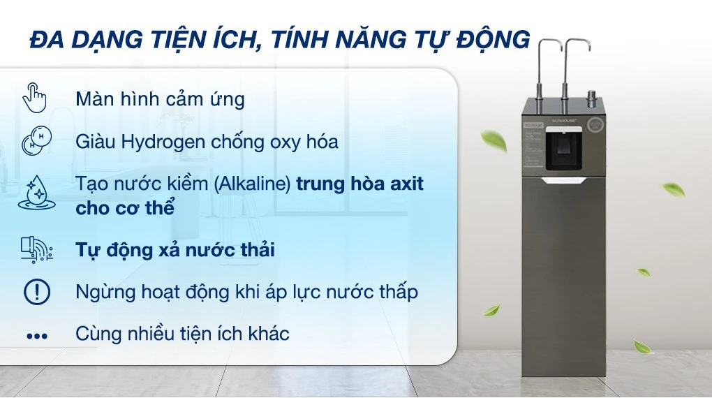 Đánh giá Máy lọc nước Sunhouse SHR10000CK Sunhouse