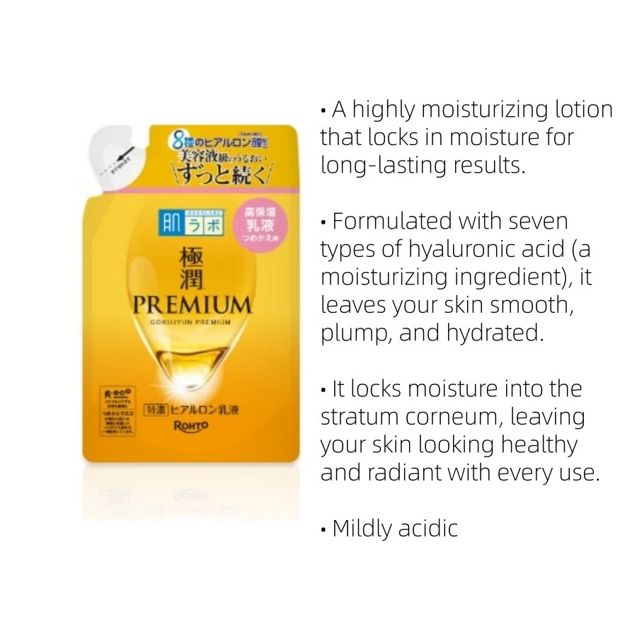 Đánh giá Tinh chất dưỡng ẩm Hada Labo Gokujyun Hyaluronic Acid Lotion Hada Labo